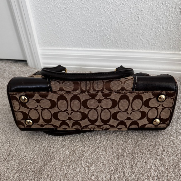 Coach Signature Hampton Shoulder Bag - Picture 8 of 11